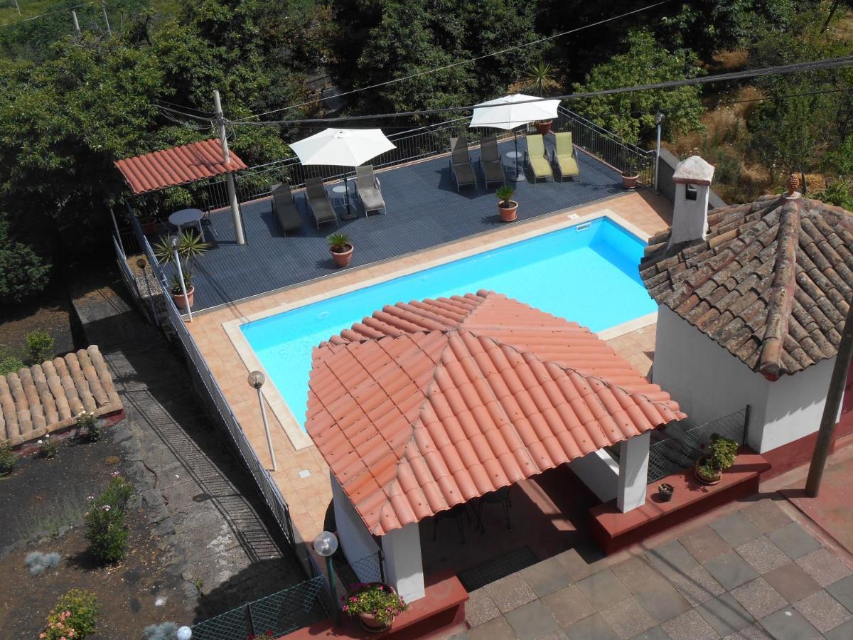 Al Villino Sunshine In Villa Con Piscina Ed Idromassaggio SantʼAlfio Eksteriør bilde